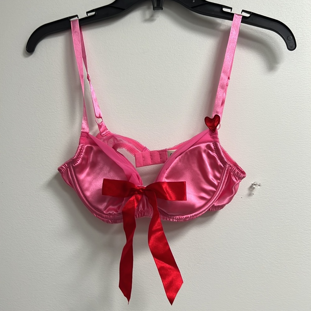 Pink bra